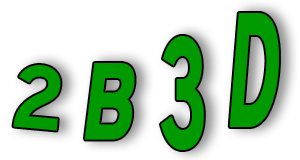 Logo 2B3D